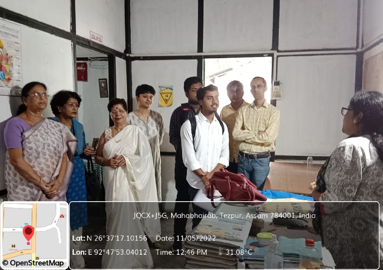 Interdisciplinary team visit to Tezpur District Mahila Samiti